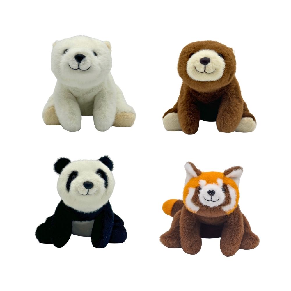 Image BEAR BUDDIES - 4 modèles d'ours en peluche différents